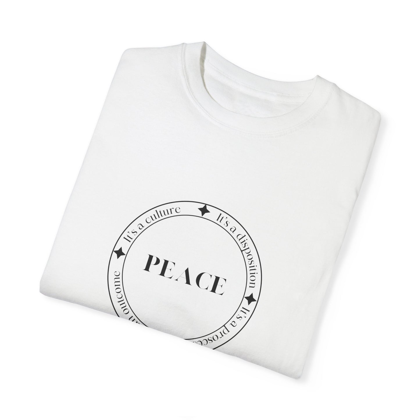 Peace Unisex Garment-Dyed T-shirt