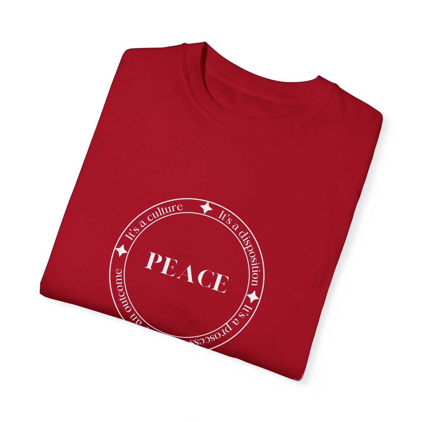 Peace Unisex Garment-Dyed T-shirt