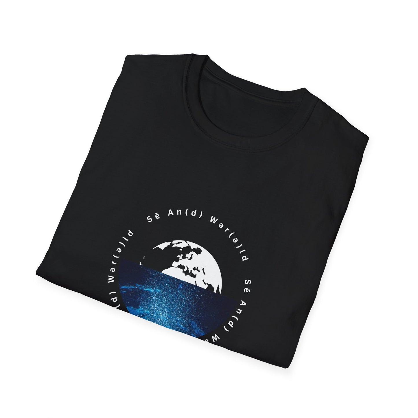 Sē  An(d) Wər(ə)ld Unisex Softstyle T-Shirt