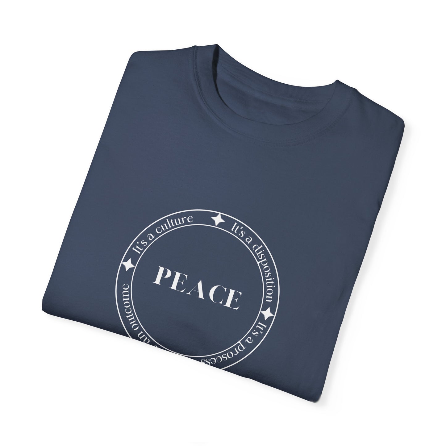 Peace Unisex Garment-Dyed T-shirt