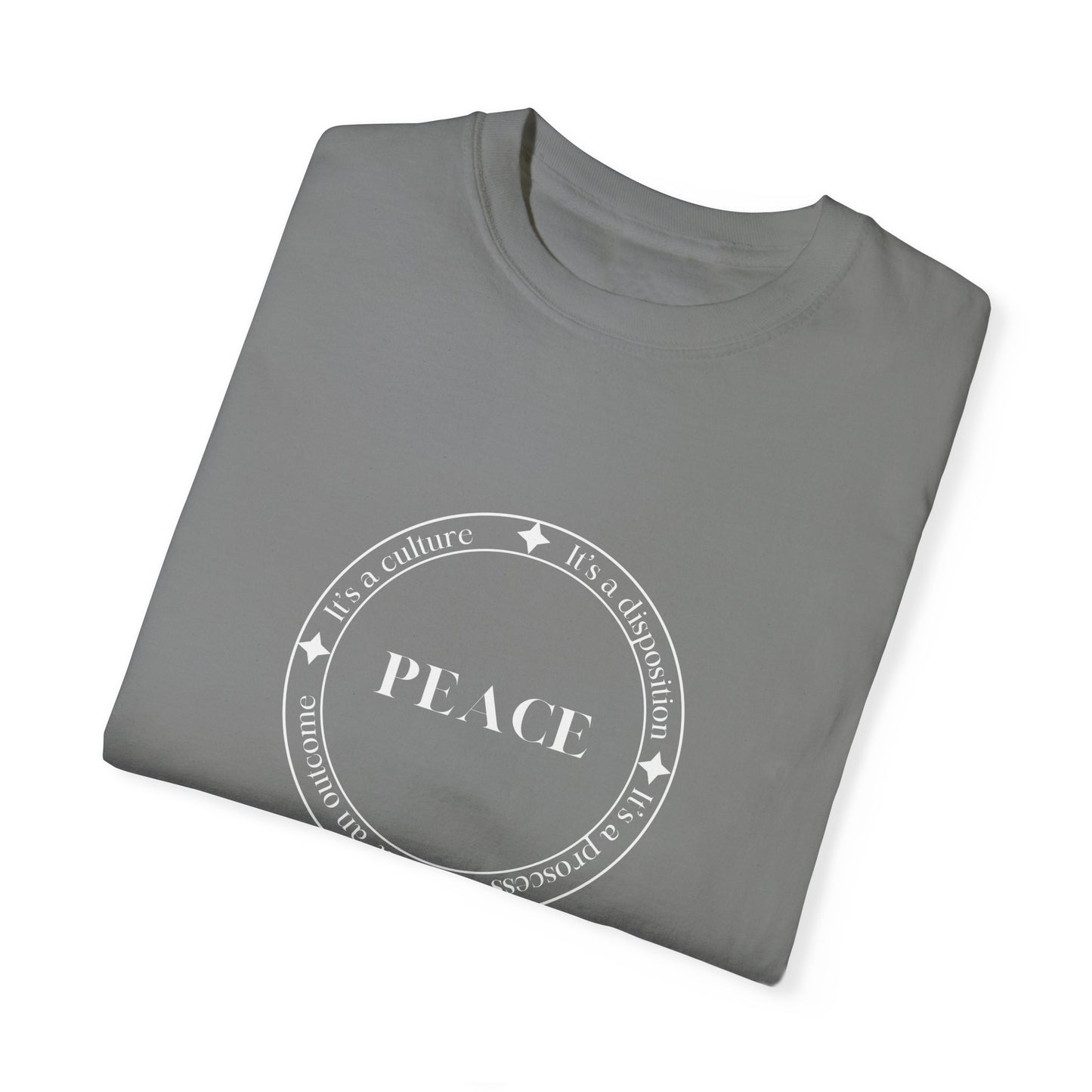 Peace Unisex Garment-Dyed T-shirt