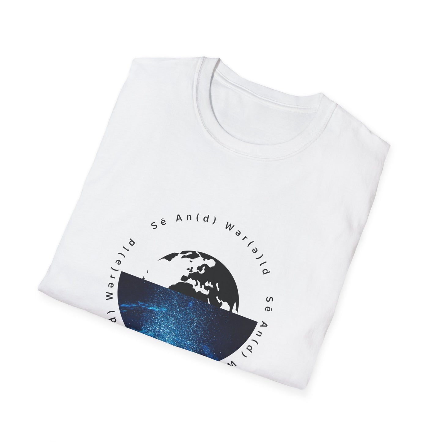 Sē  An(d) Wər(ə)ld Unisex Softstyle T-Shirt