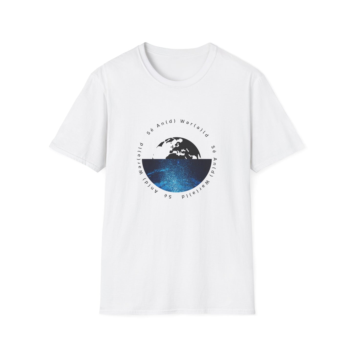 Sē  An(d) Wər(ə)ld Unisex Softstyle T-Shirt